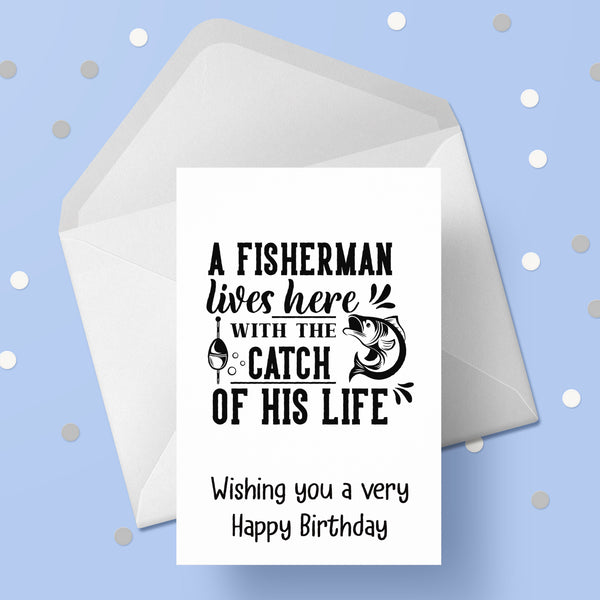 Fishing Birthday Card 07