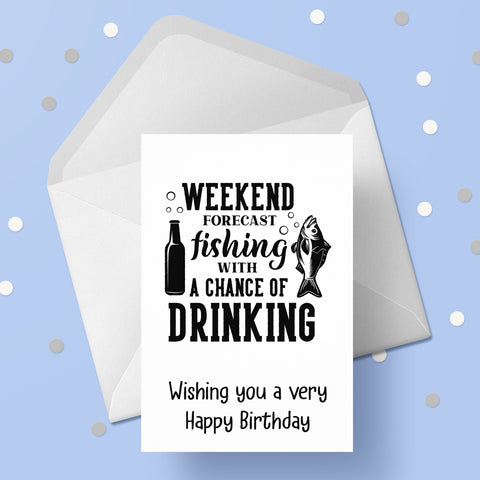 Fishing 04 Birthday Card