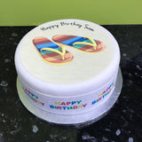 Flip Flops Edible Icing Cake Topper
