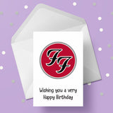 Foo Fighters Logo Edible Icing Cake Topper