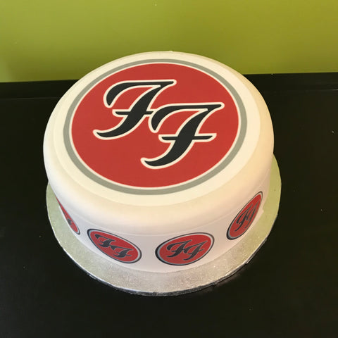 Foo Fighters Logo Edible Icing Cake Topper