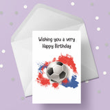 Football Theme Birthday Card 02