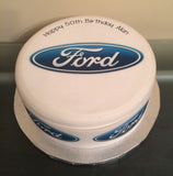 Ford Logo Edible Icing Cake Topper