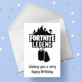 Fortnite Birthday Card 02