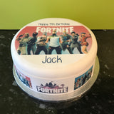 Fortnite Edible Cake Ribbon, Border (3 x pre-cut strips) 01