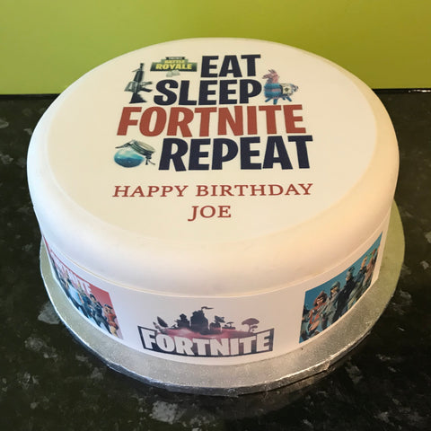 Fortnite Edible Icing Cake Topper 04