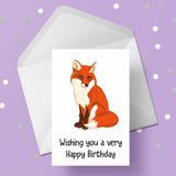 Fox Birthday Card 03