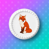 Fox Edible Icing Cake Topper 03