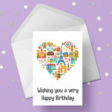 France / French Birthday Card