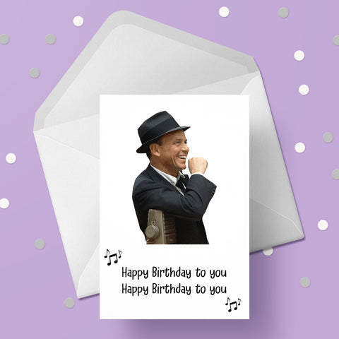 Frank Sinatra 02 Birthday Card