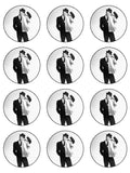 Frank Sinatra Edible Icing Cake Topper