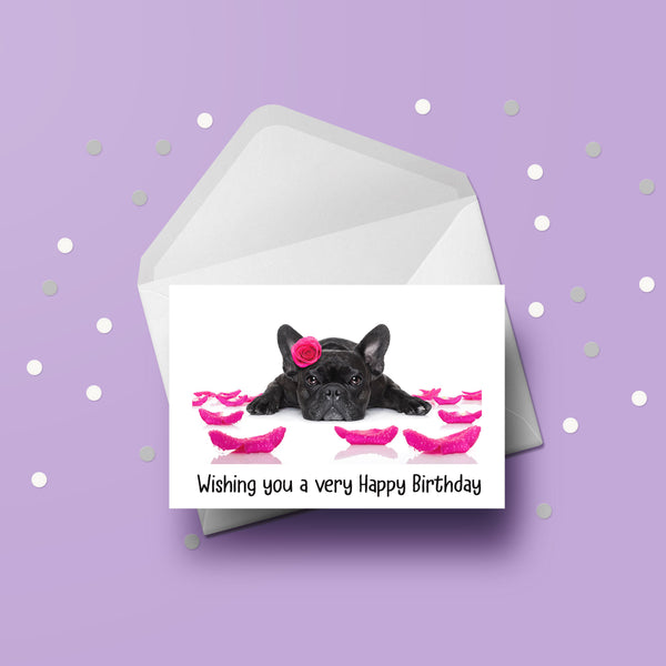 French Bulldog 01 Birthday Card