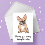 French Bulldog Birthday Card 04