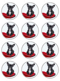 French Bulldog Edible Icing Cake Topper 02