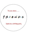 Friends Logo Edible Icing Cake Topper