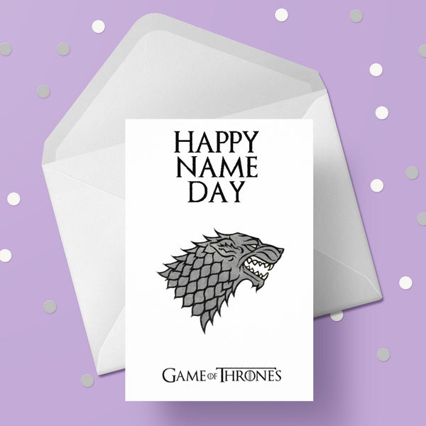 Game of Thrones Birthday Card 01