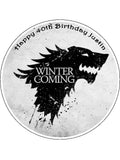 Game of Thrones Edible Icing Cake Topper 01