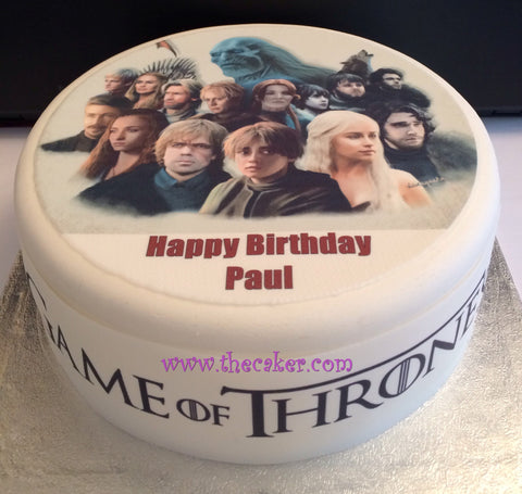 Game of Thrones Edible Icing Cake Topper 03