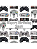Video Games Addict Edible Icing Cake Topper 01