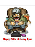 Gamer Edible Icing Cake Topper 01