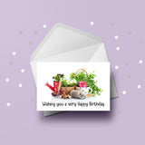 Gardening 03 Birthday Card - Garden Themed Card