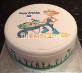 Gardening Edible Icing Cake Topper 02 - Male Gardener