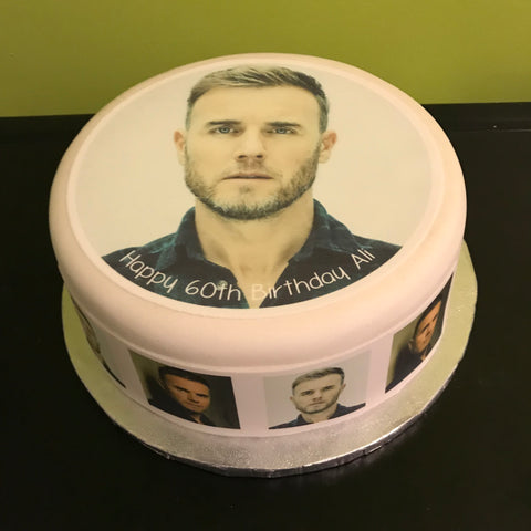 Gary Barlow Edible Icing Cake Topper 01