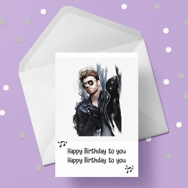 George Michael 04 Birthday Card