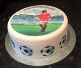 George Best Edible Icing Cake Topper