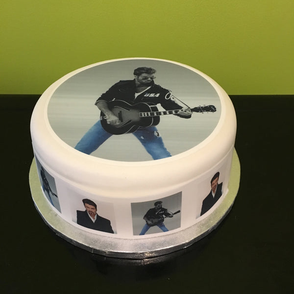 George Michael 01 Icing Cake Topper