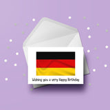 Germany / German Flag Birthday Card