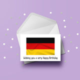 Germany Flag Birthday Card