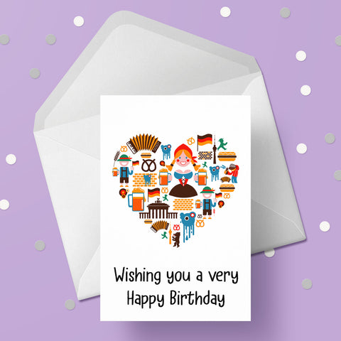 Germany / German Birthday Card