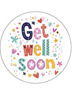 Get Well Edible Icing Cake Topper 03