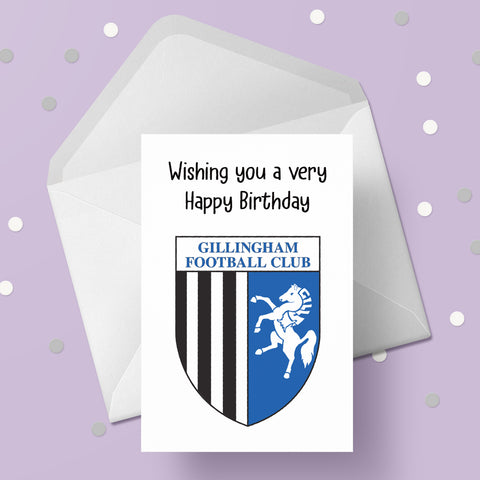 Any Football Badge Birthday Card