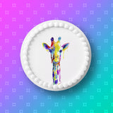 Giraffe Edible Icing Cake Topper 04