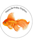 Goldfish Edible Icing Cake Topper