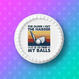 Golf 06 Edible Icing Cake Topper - Funny Male Theme