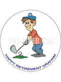 Golf 01 Edible Icing Cake Topper