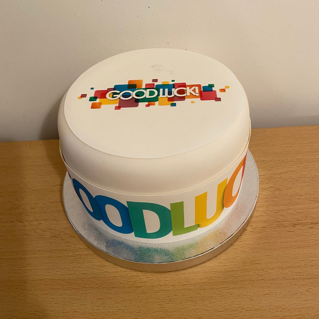 Good Luck 04 Edible Icing Cake Topper – the caker online