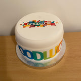 Good Luck 04 Edible Icing Cake Topper