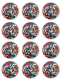 Graffiti Edible Icing Cake Topper 01