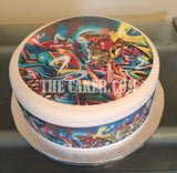 Graffiti Edible Icing Cake Topper 01