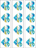 Greece Heart Edible Icing Cake Topper - I Love Greece