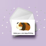 Guinea Pig Birthday Card 02