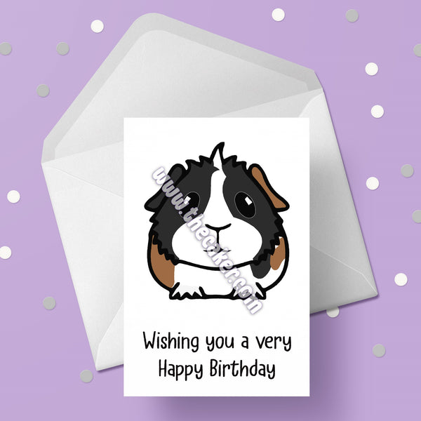 Guinea Pig Birthday Card 03