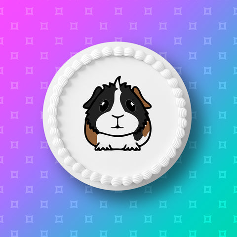 Guinea Pig 03 Edible Icing Cake Topper