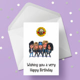 Guns n Roses Edible Icing Cake Topper 01