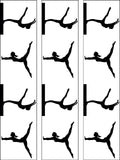 Gymnastics Edible Icing Cake Topper 03