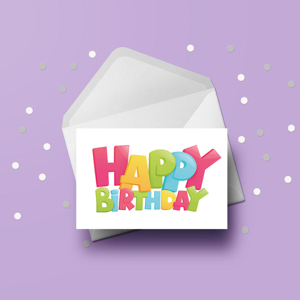 Happy Birthday Card 03